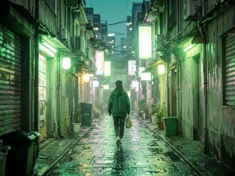 霓虹街区 AI素材 051