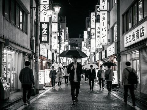 霓虹街区 AI素材 083