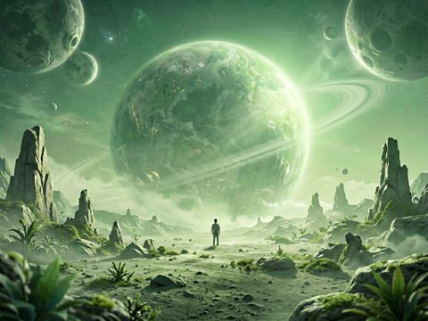 太空科幻 AI素材 072