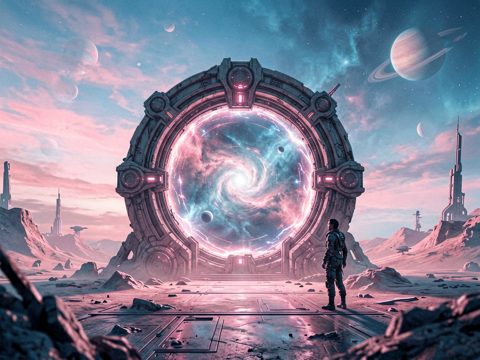 太空科幻 AI素材 075