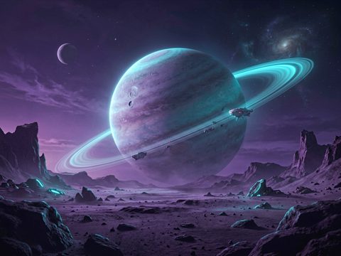 太空科幻 AI素材 087