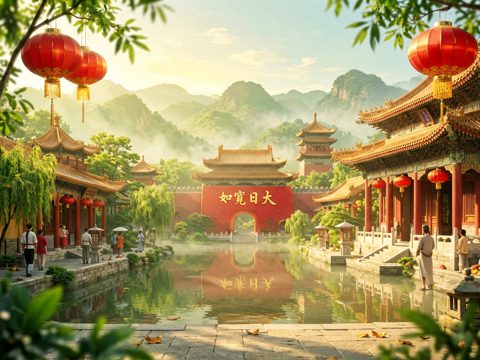 节日国风 AI素材 079