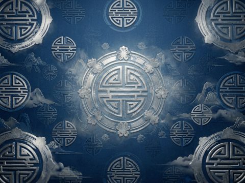 国潮纹样 AI素材 001
