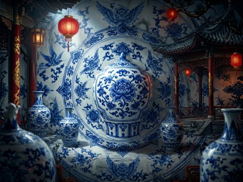 国潮纹样 AI素材 039