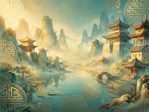 国潮纹样 AI素材 091