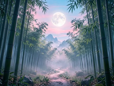 山水古风 AI素材 019