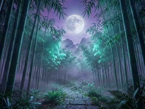 山水古风 AI素材 024