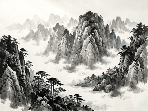 山水古风 AI素材 041