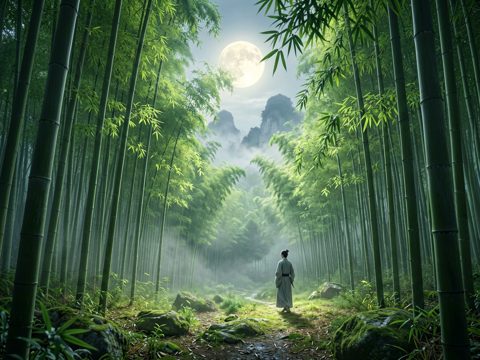 山水古风 AI素材 044
