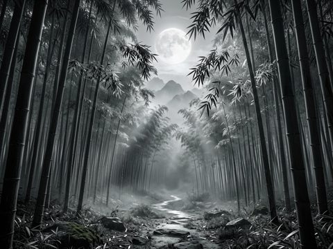 山水古风 AI素材 069