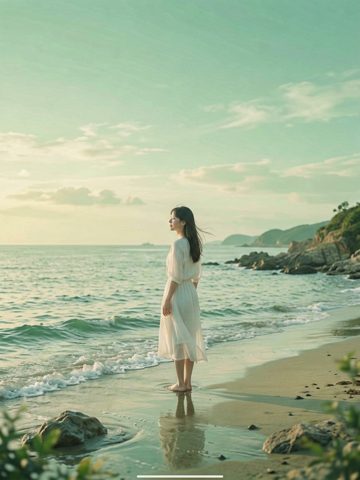 唯美治愈 AI素材 100