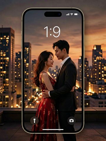 情侣壁纸 AI素材 060