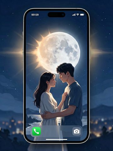 情侣壁纸 AI素材 102