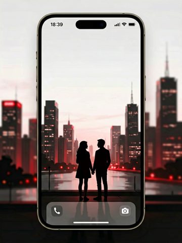 情侣壁纸 AI素材 204