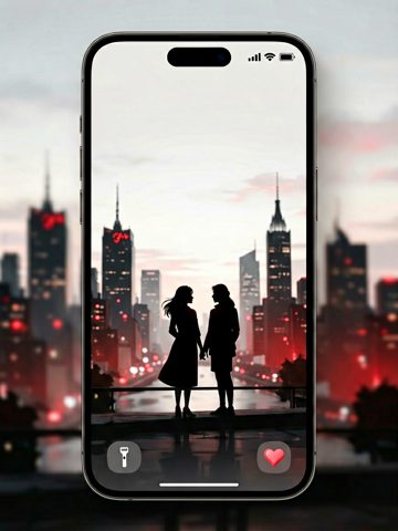 情侣壁纸 AI素材 214