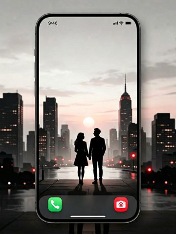 情侣壁纸 AI素材 244