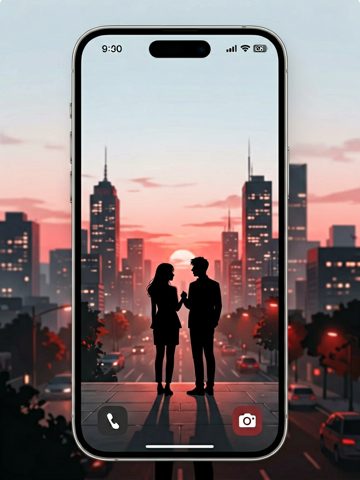 情侣壁纸 AI素材 294